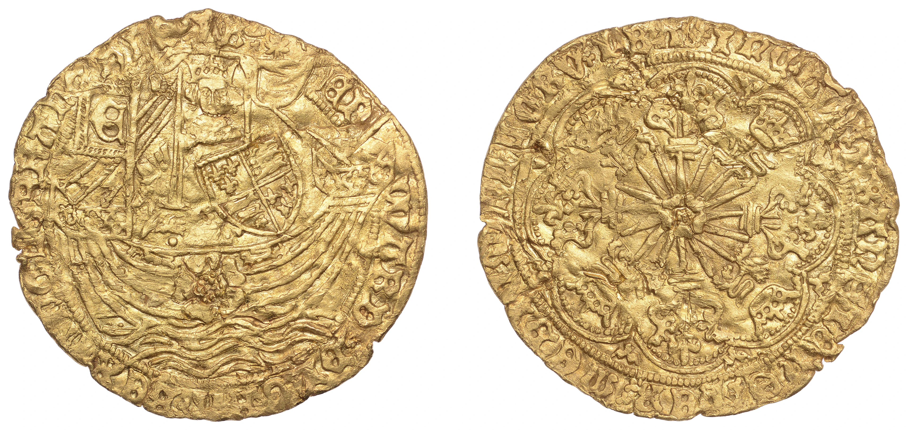Edward IV (First reign, 1461-1470), Light coinage, Ryal, London, mm.