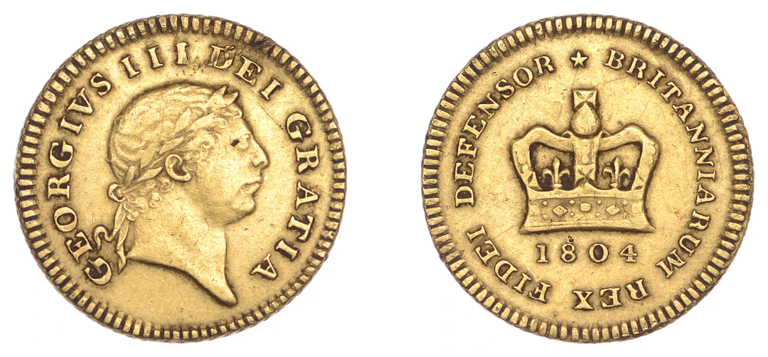 George III (1760-1820), Pre-1816 issues, Third-Guinea, 1804, second