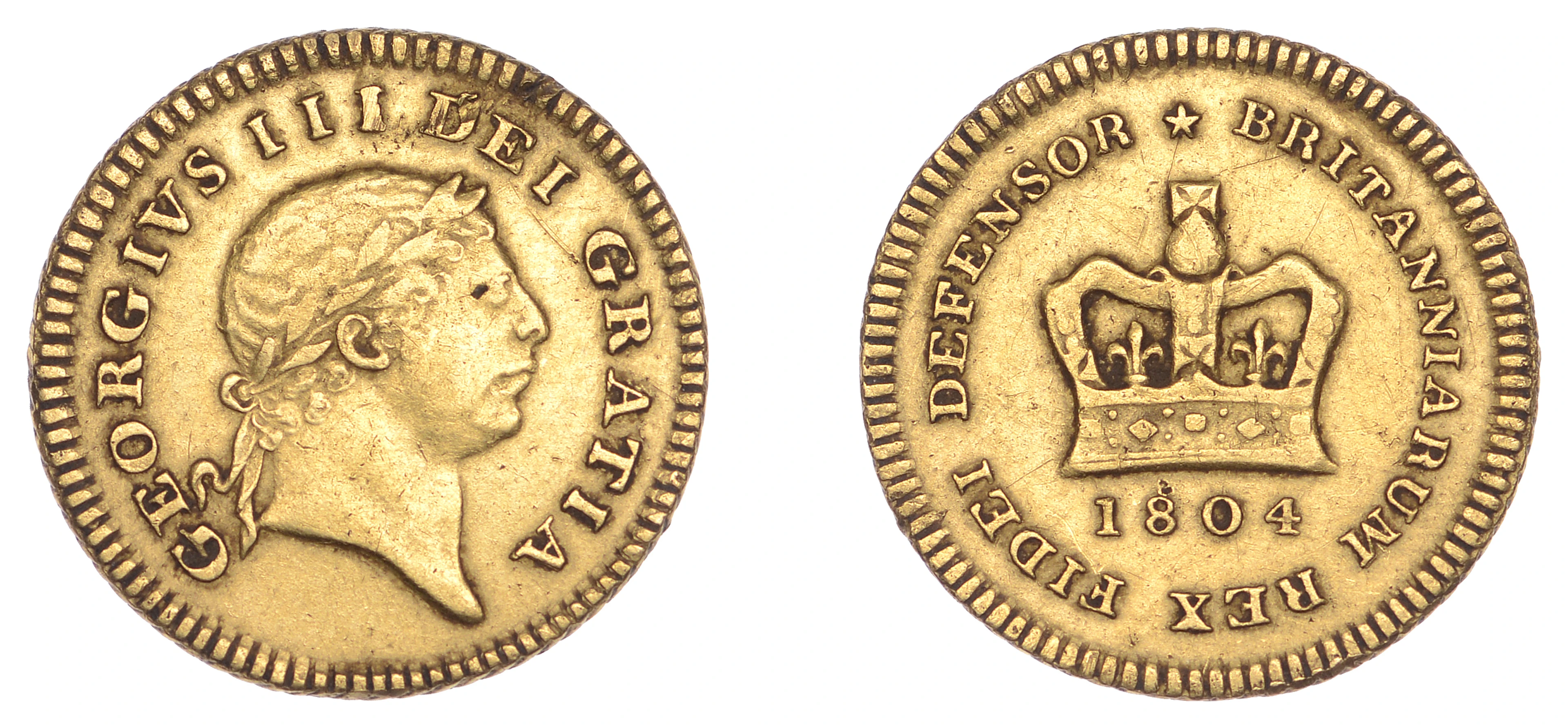 George III (1760-1820), Pre-1816 issues, Third-Guinea, 1804, second