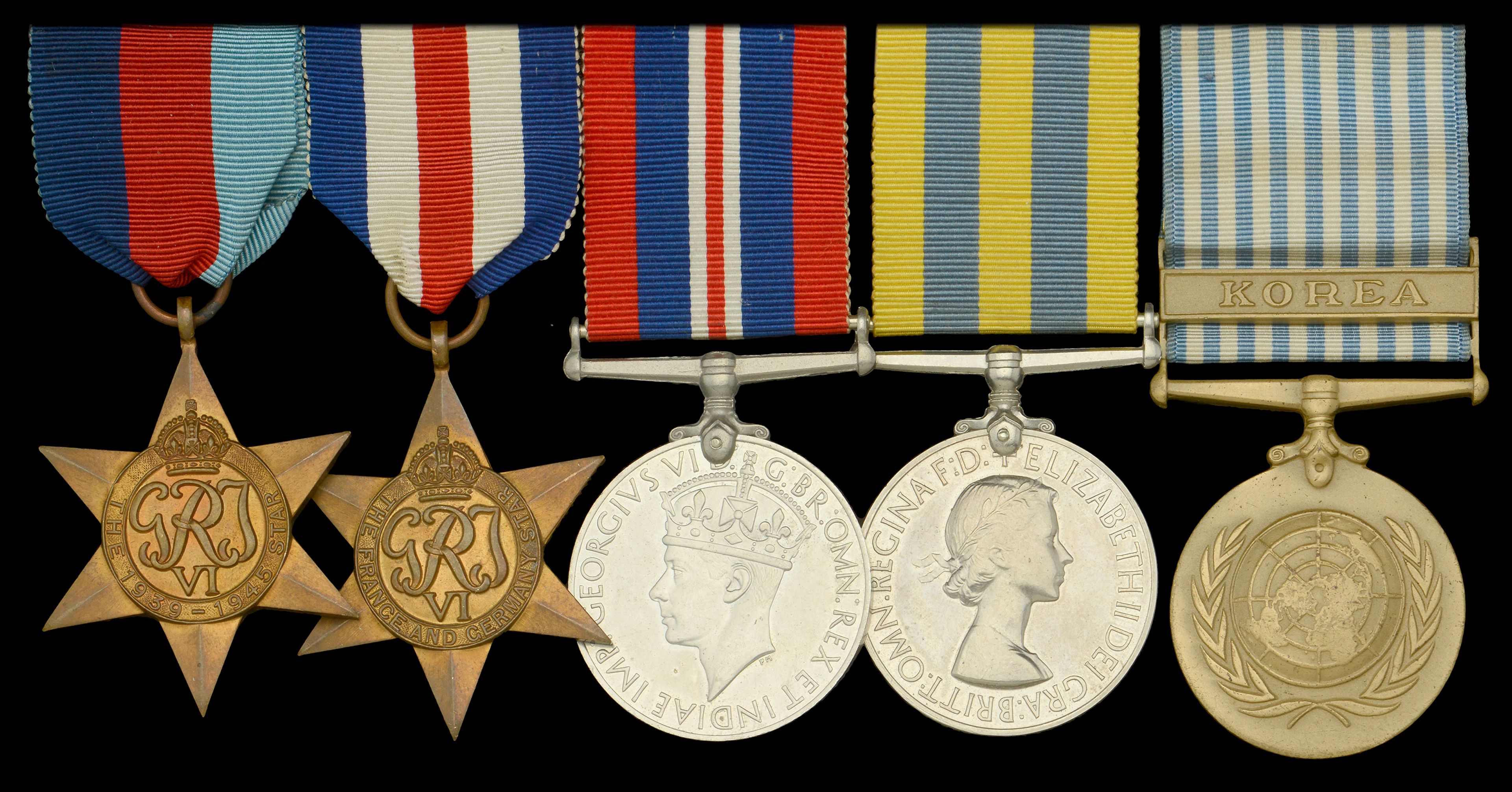 A Korea War C.-in-C.’s Commendation group of five awarded to Sergeant