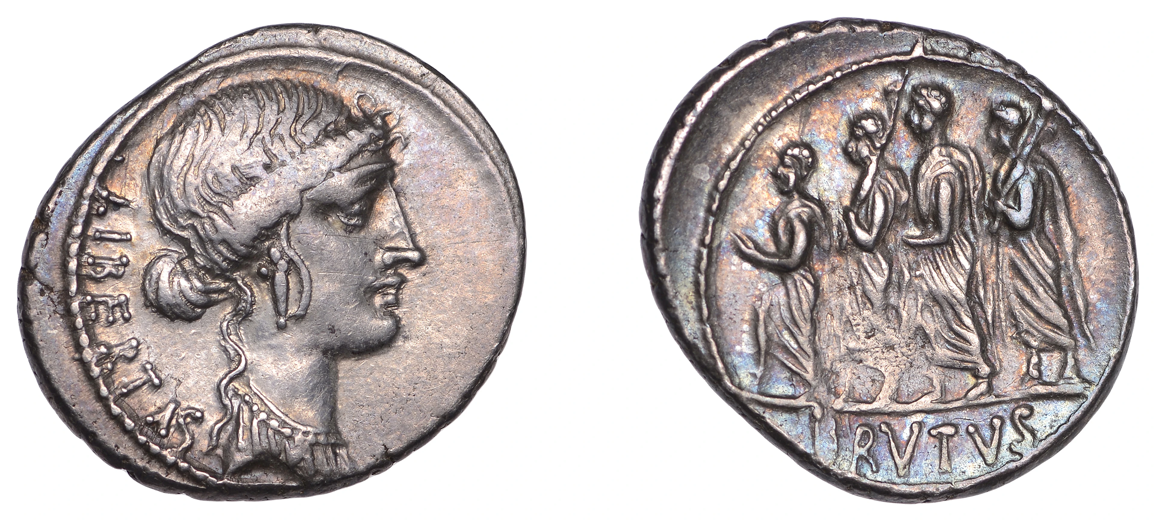 Roman Republican Coinage, Q. Servilius Caepio (M. Junius) Brutus