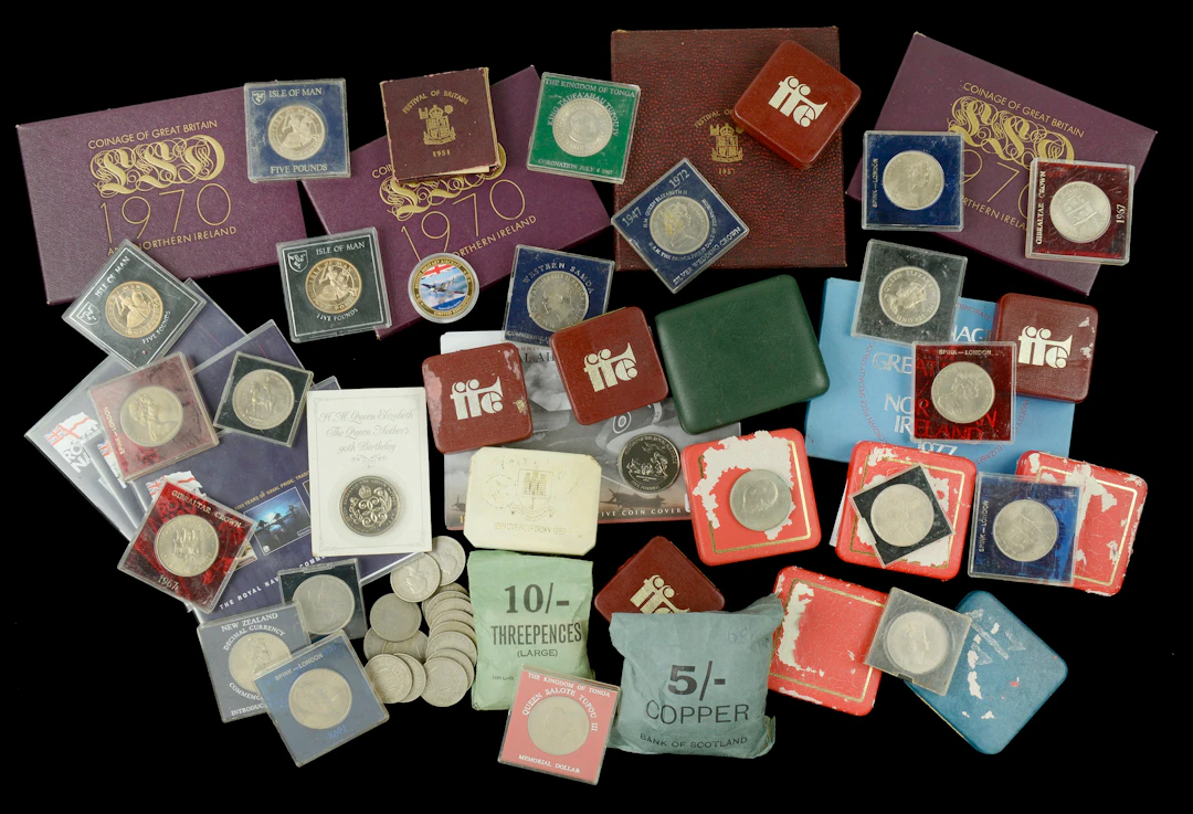 George VI to Elizabeth II, Proof Sets, 1951, 1970 (3), 1971; Proof