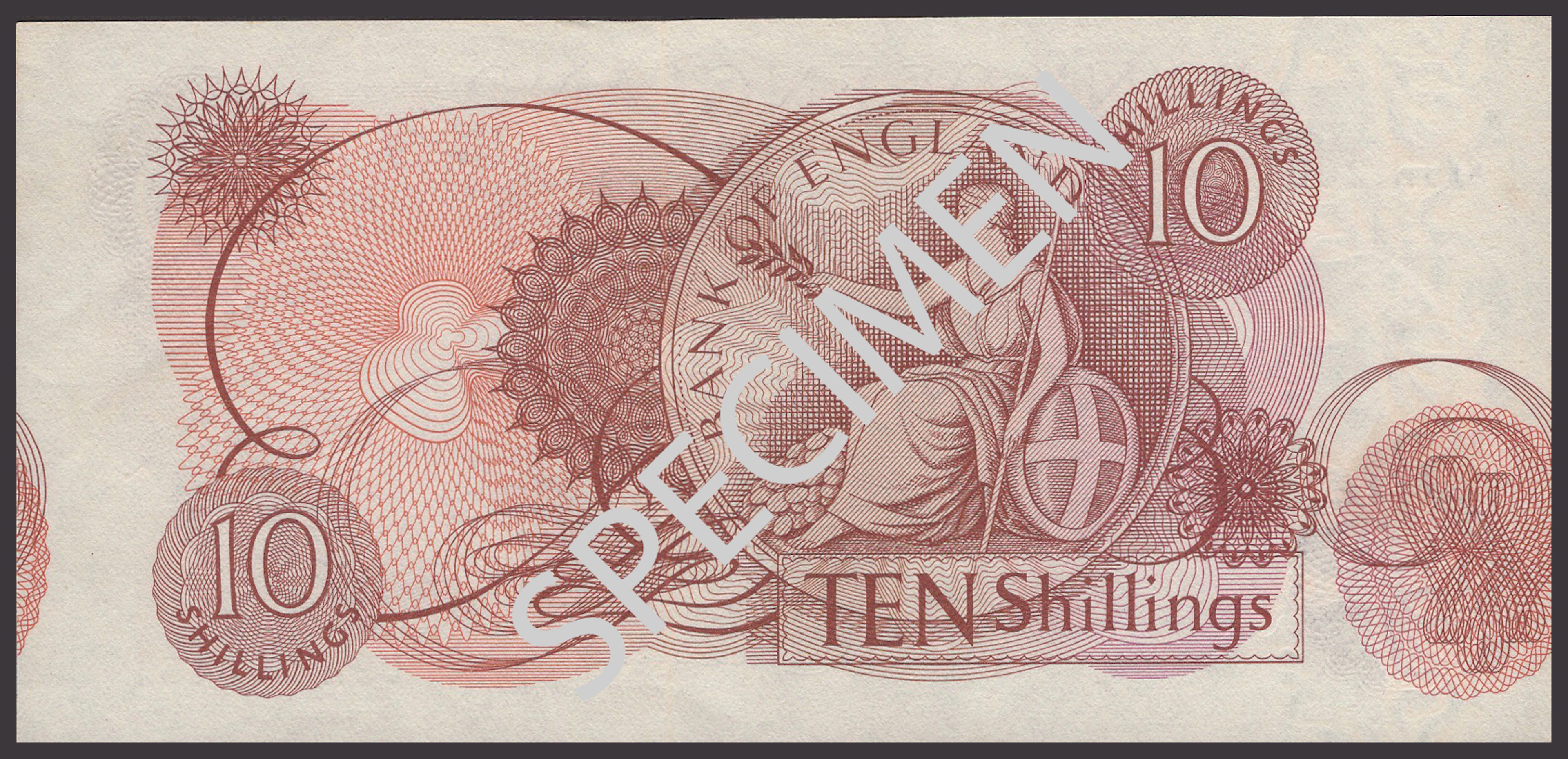 ERROR: Bank of England, Jasper Q. Hollom, 10 Shillings, 4 April 1963