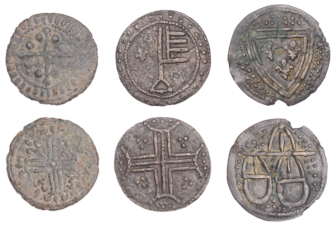 France, Chambre des Monnaies, c. 1270, shield of France royal with