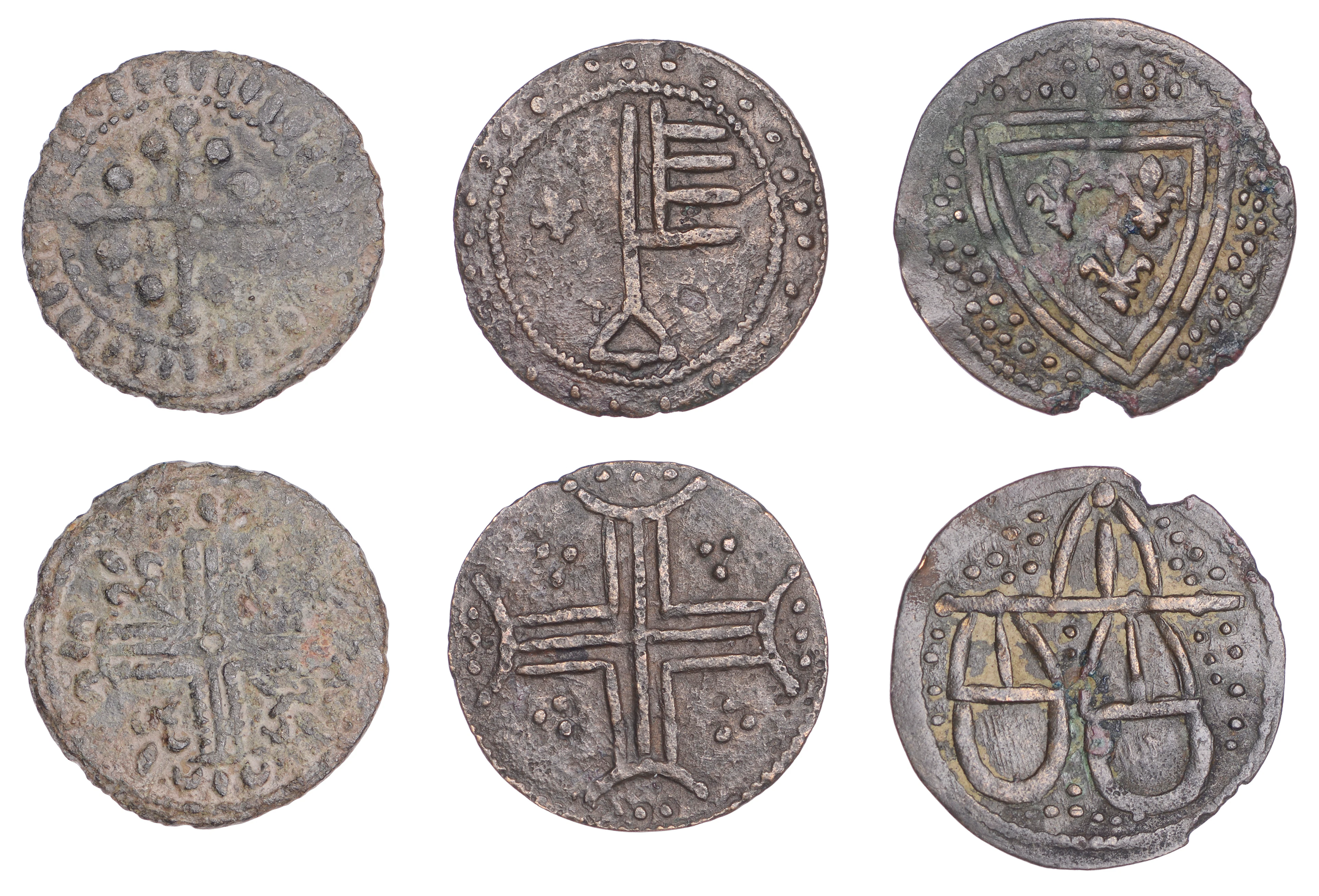 France, Chambre des Monnaies, c. 1270, shield of France royal with