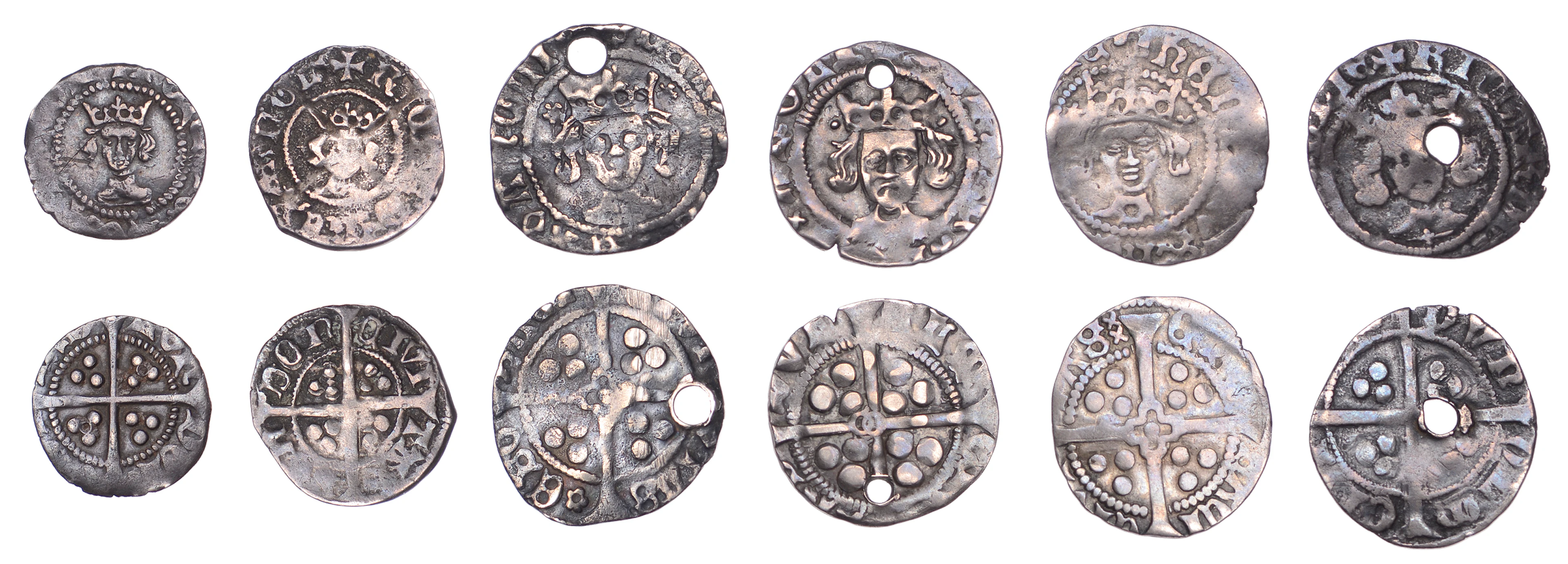 Richard II, Halfpenny, type II, 0.56g/2h (N 1331b; S 1699); Henry