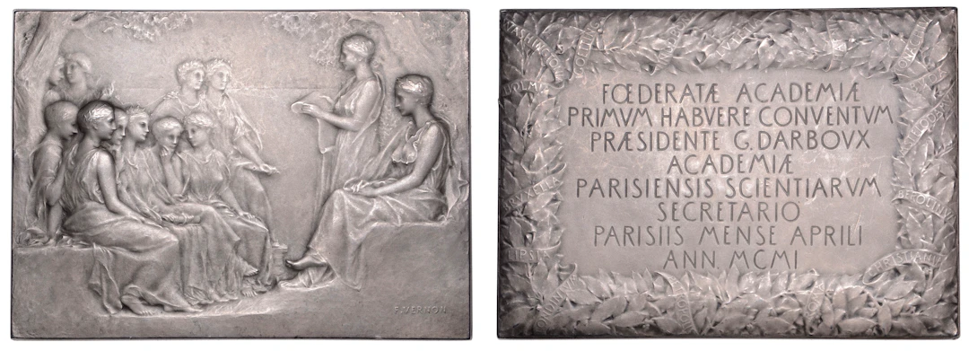 FRANCE, Réunion internationale des académies [International Meeting