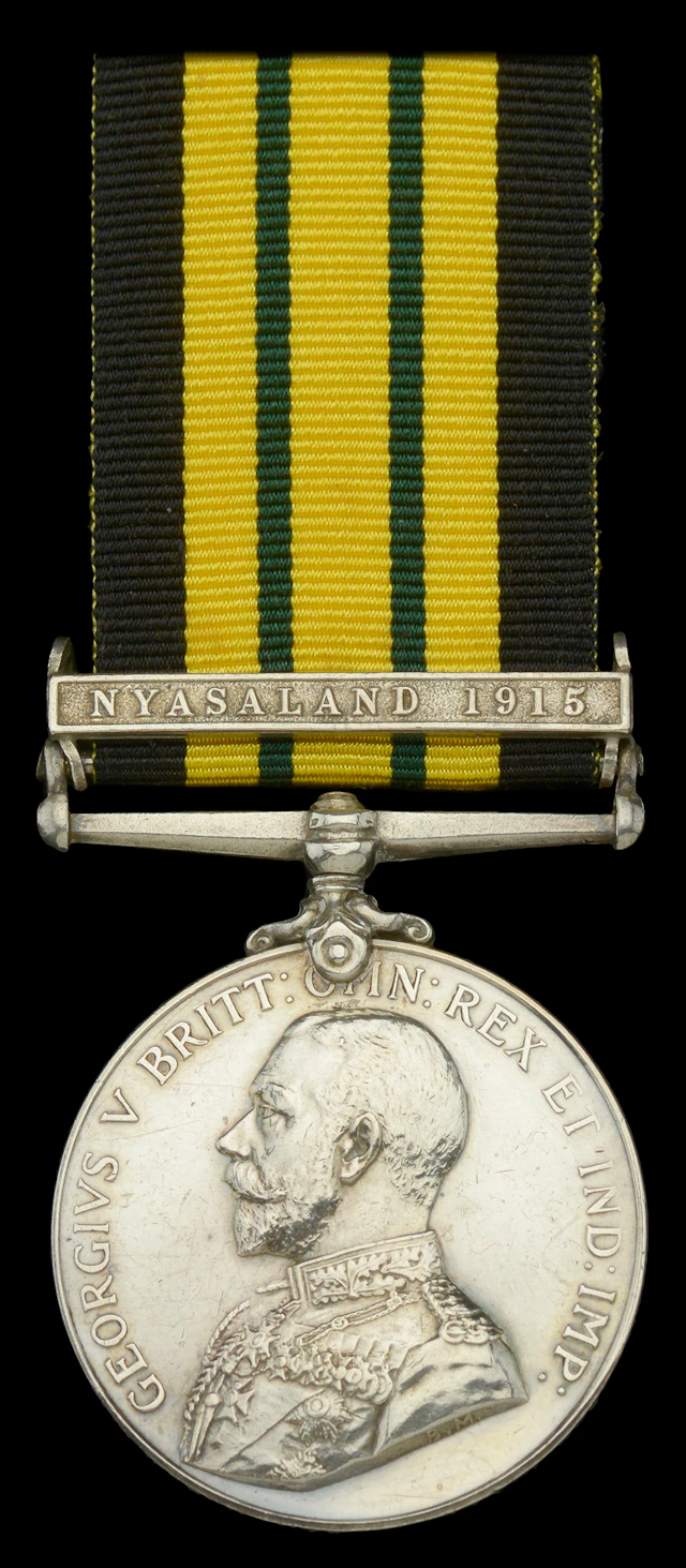Africa General Service 1902-56, 1 clasp, Nyasaland 1915 (W. C. Mason.