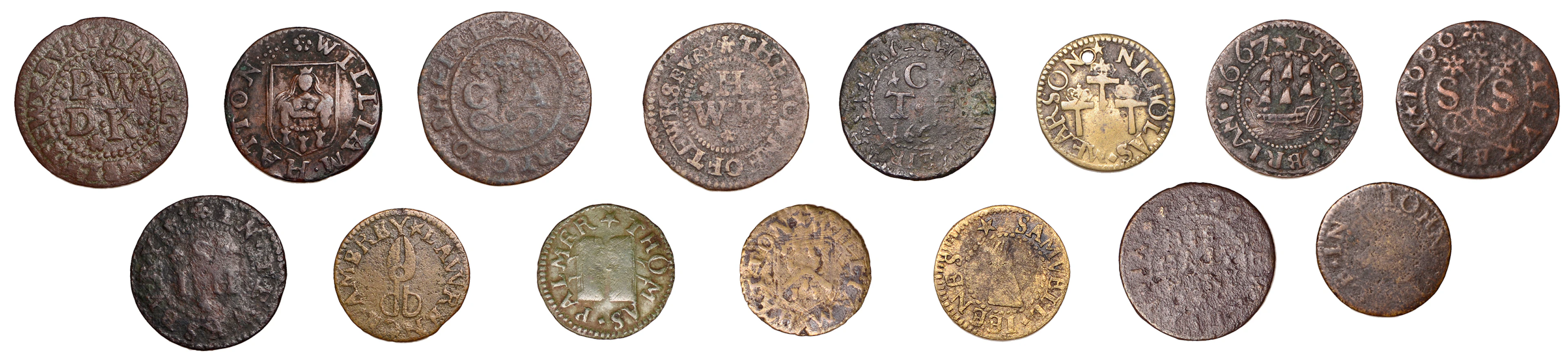 17th Century Tokens, GLOUCESTERSHIRE, Tewkesbury, Lawrence Ambrey