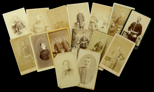 Carte de Visite studio portrait photographs. A good selection of mostly