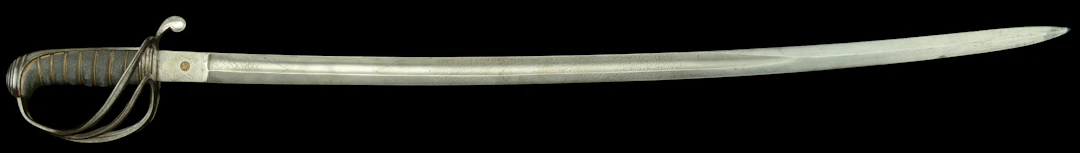 Light Cavalry Officer’s Sword. A good and scare example of a light