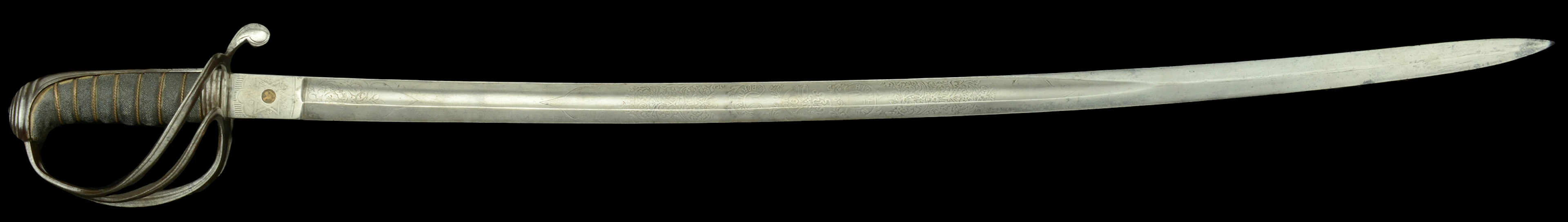 Light Cavalry Officer’s Sword. A good and scare example of a light