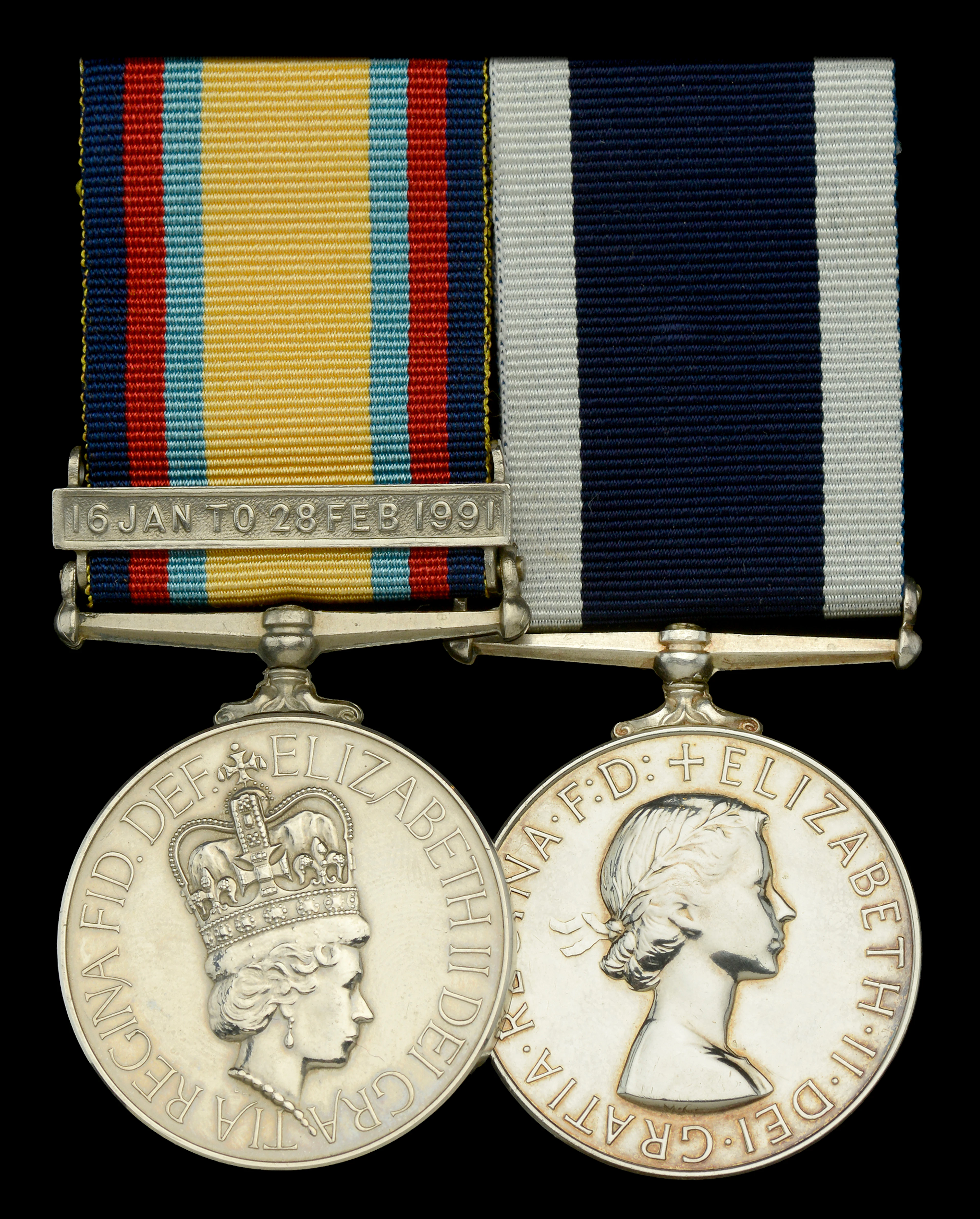 Pair: Leading Airman (Aircraft Handler) B. L. Hillier, Royal Navy