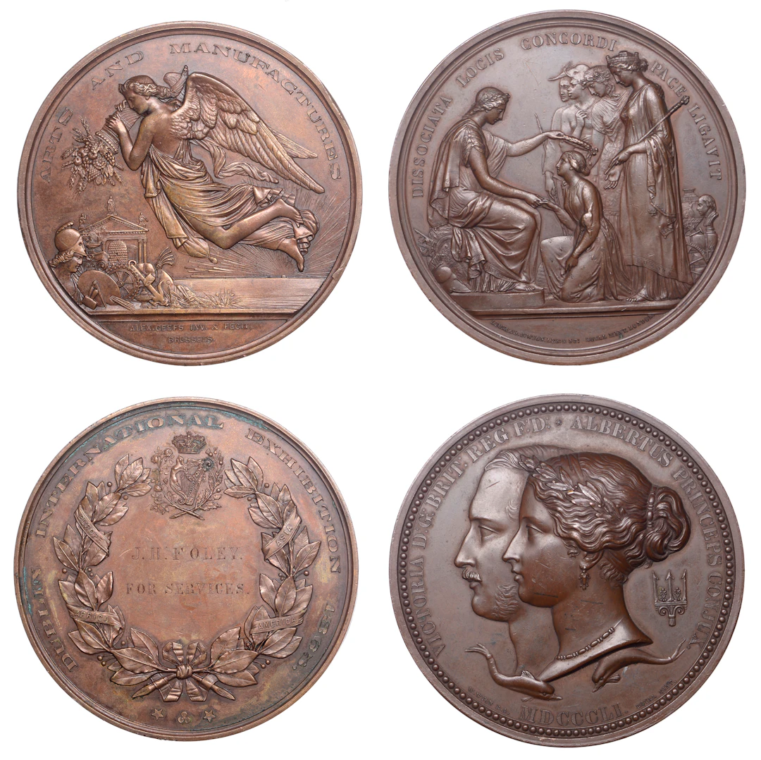 Great Exhibition, Hyde Park, 1851, Prize Medal, a copper award by