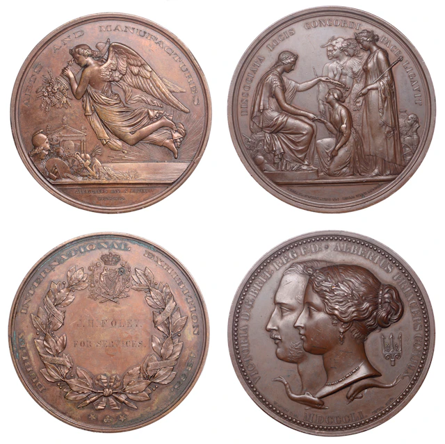 Great Exhibition, Hyde Park, 1851, Prize Medal, a copper award by