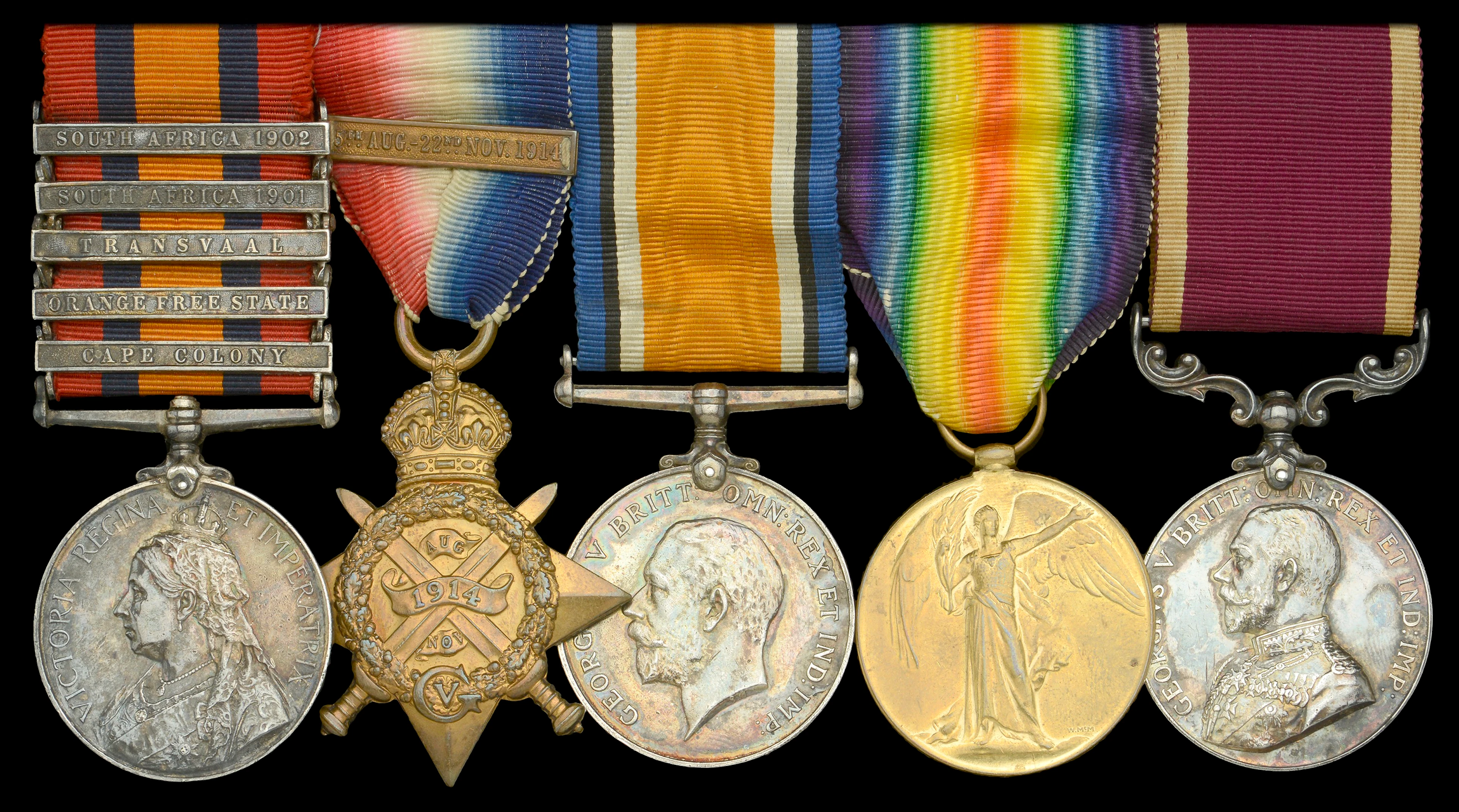 Five: Sergeant Major 1st Class F. G. Shepherd, Royal Air Force, late