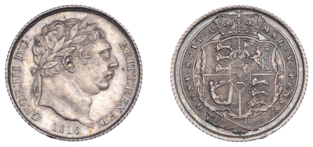 George III (1760-1820), New coinage, Sixpence, 1816 (ESC 2191; S 3791).