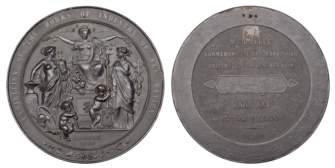 International Exhibition, South Kensington, London, 1862, a Bois Durci