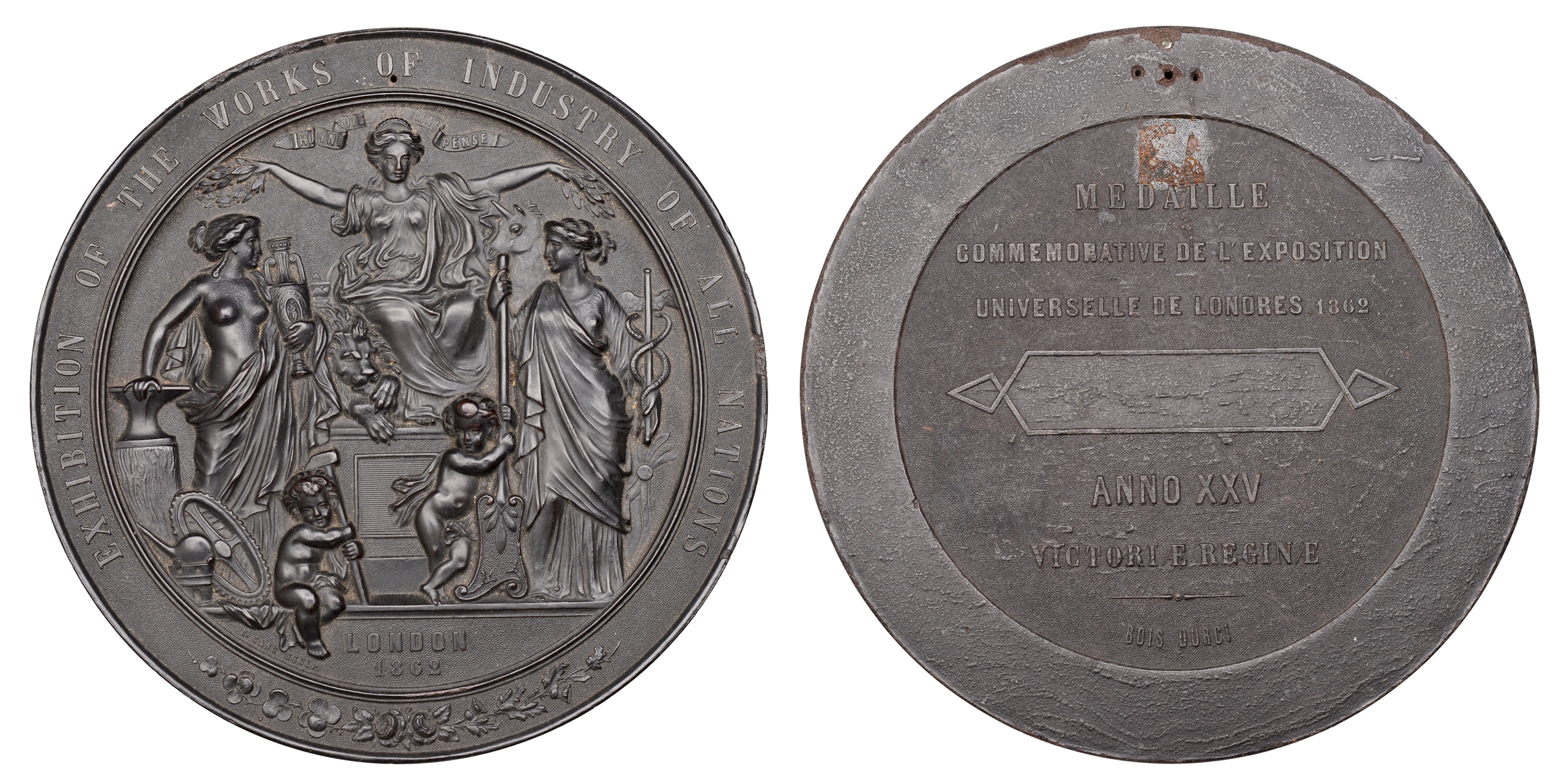 International Exhibition, South Kensington, London, 1862, a Bois Durci