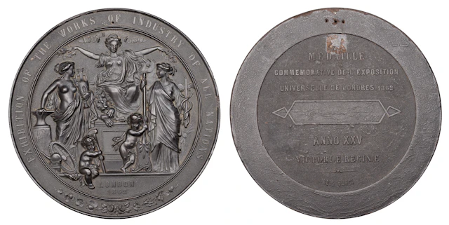 International Exhibition, South Kensington, London, 1862, a Bois Durci