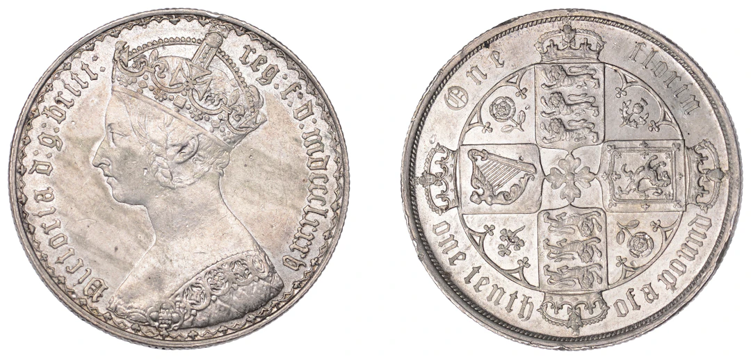 Victoria (1837-1901), Florin, 1885 (ESC 2909; S 3900). Lustrous, nearly