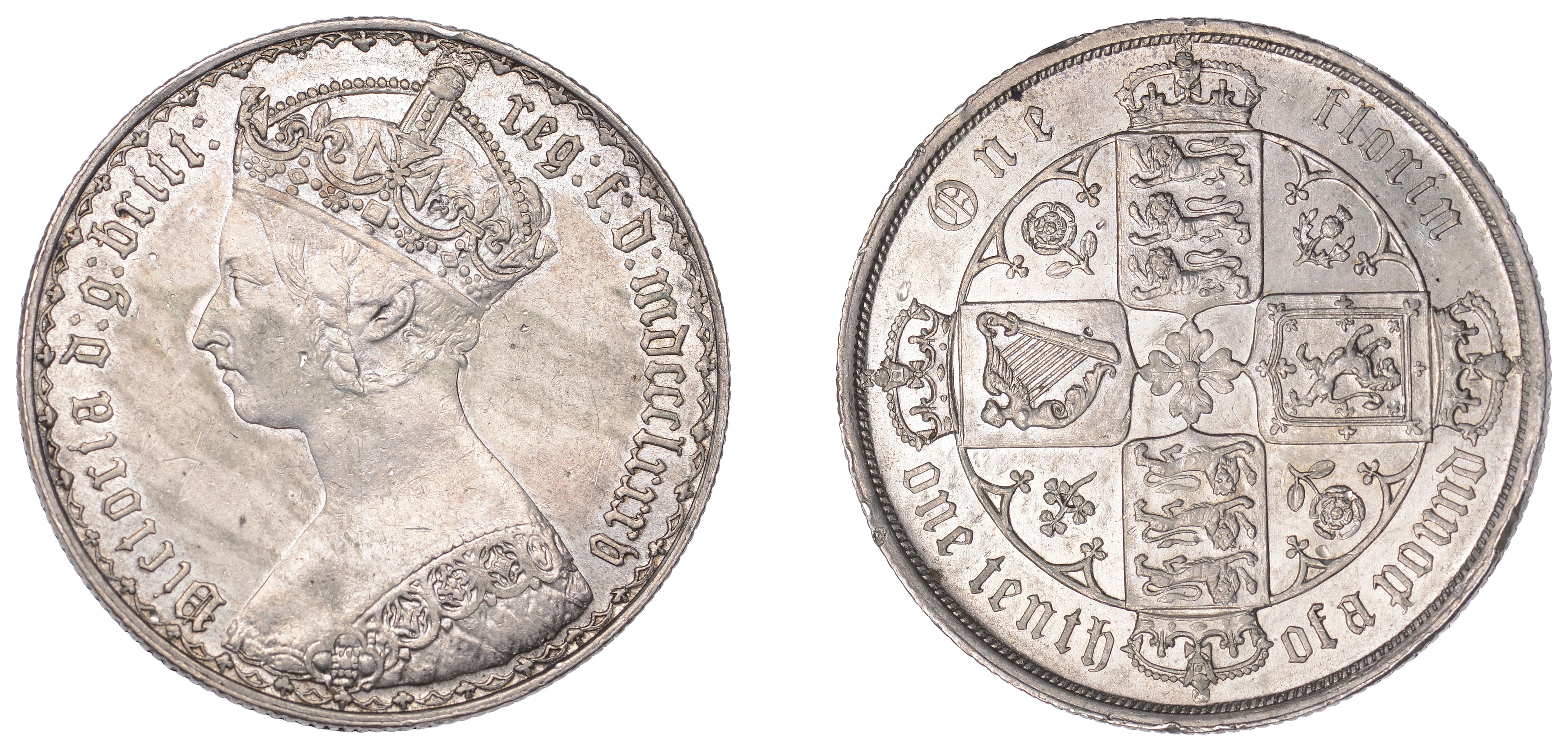 Victoria (1837-1901), Florin, 1885 (ESC 2909; S 3900). Lustrous, nearly