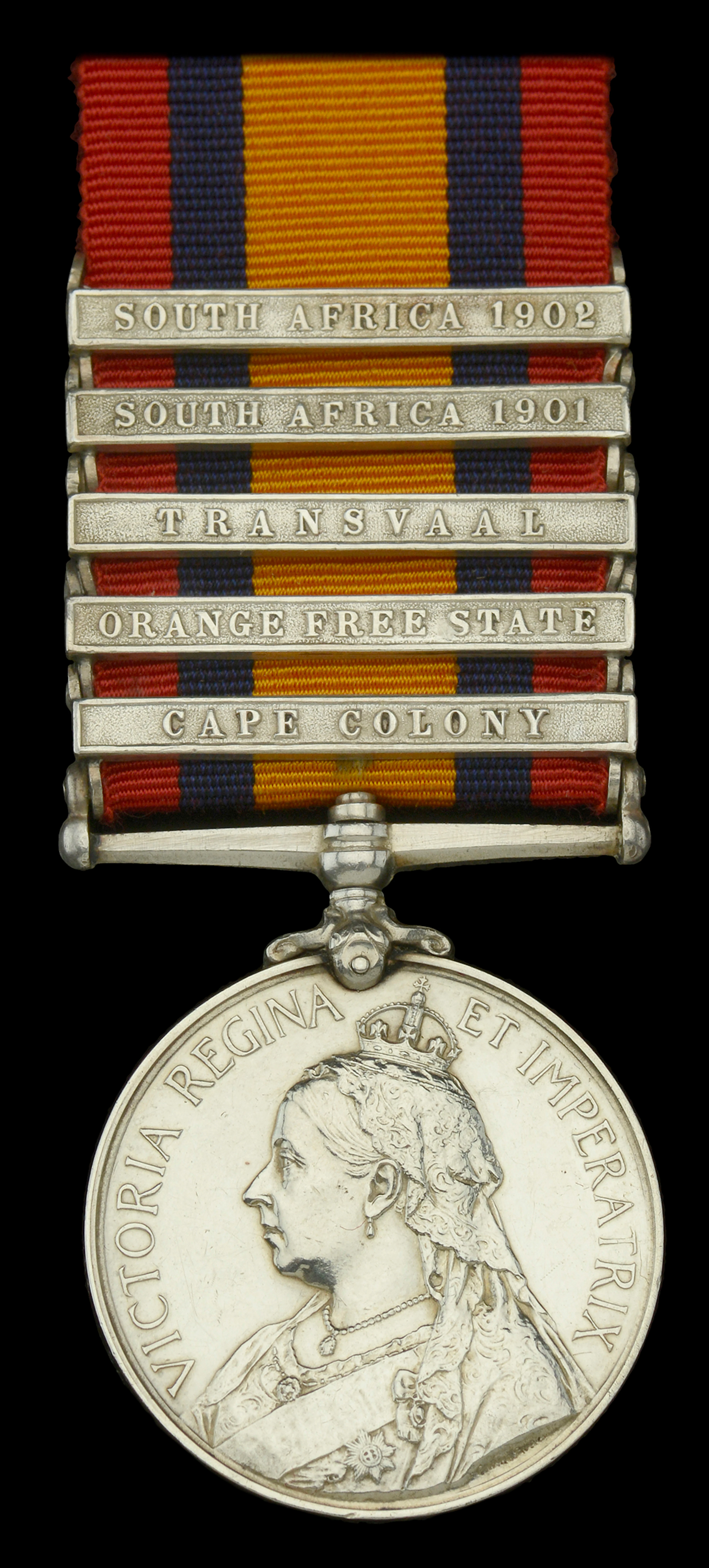 Queen’s South Africa 1899-1902, 5 clasps, Cape Colony, Orange Free