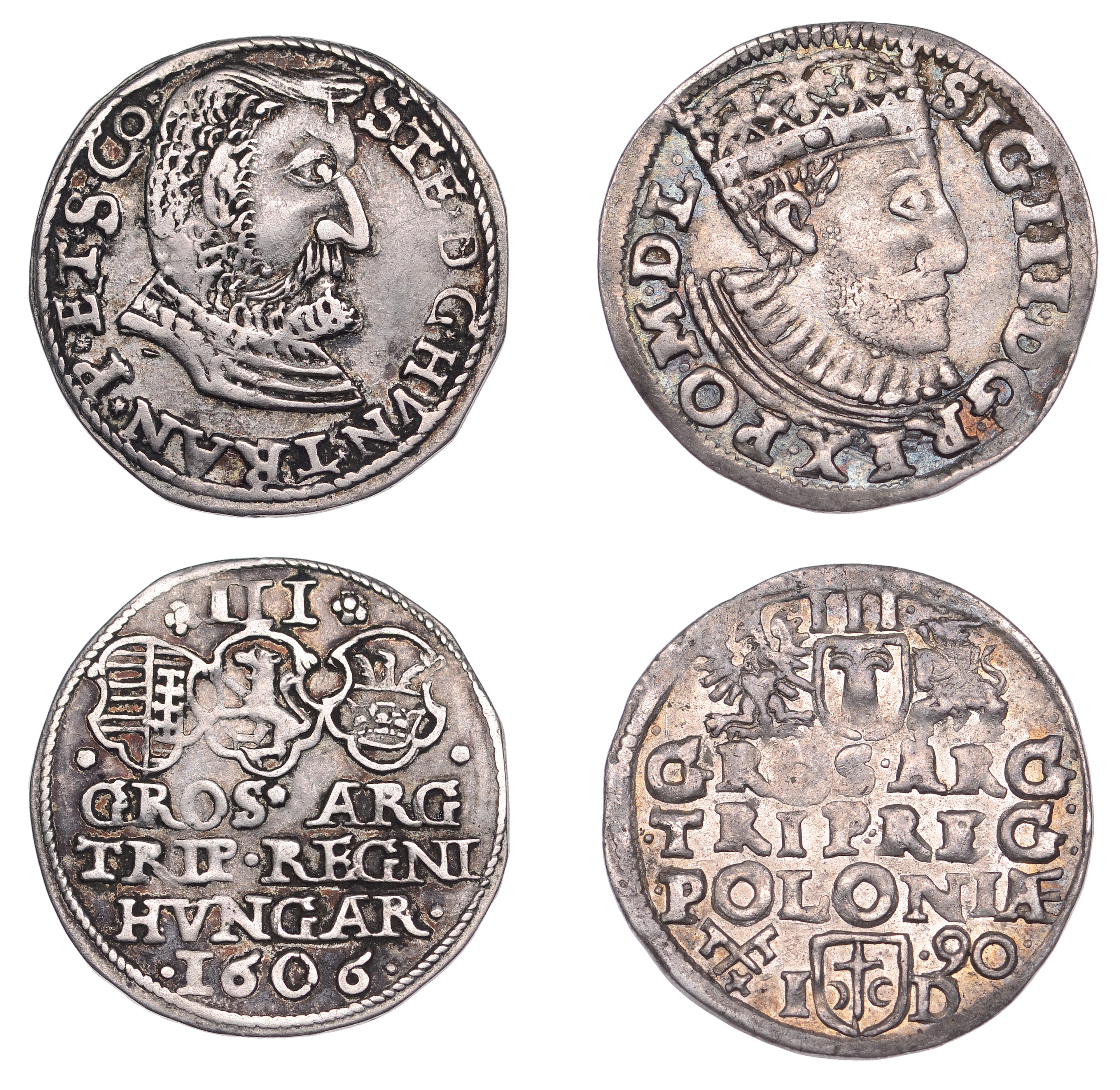 Miscellaneous, POLAND, Sigismund III Vasa, Trojak or 3 Groschen, 1590