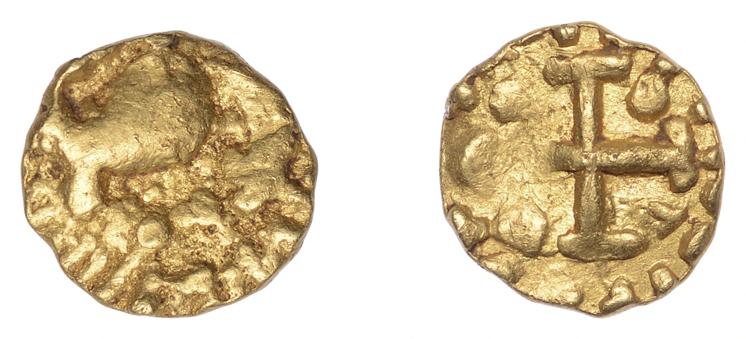 Early Anglo-Saxon Period, MEROVINGIAN, Tremissis, Uncertain region