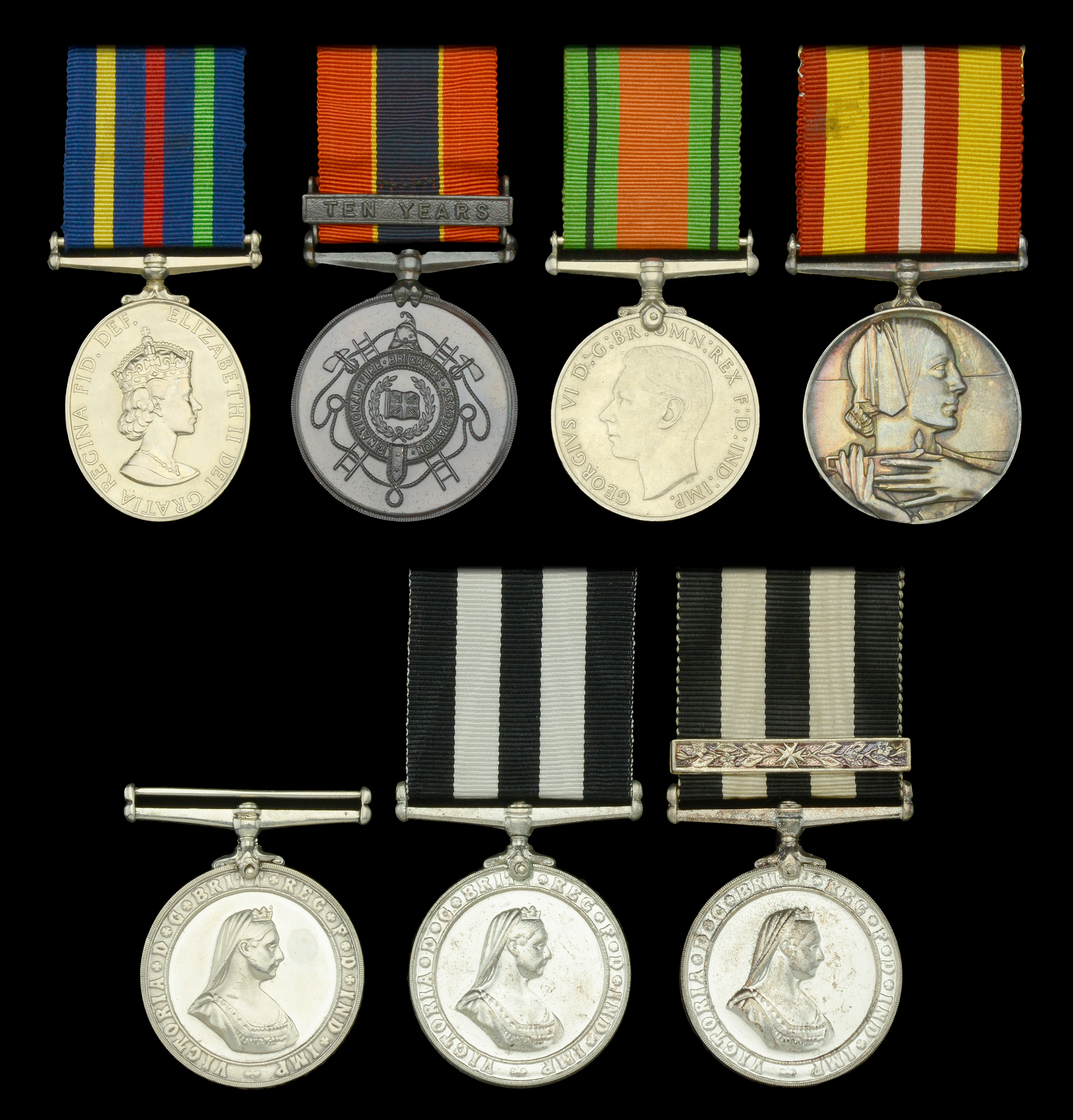 Pair: Fireman E. G. Butcher, National Physical Laboratory Volunteer