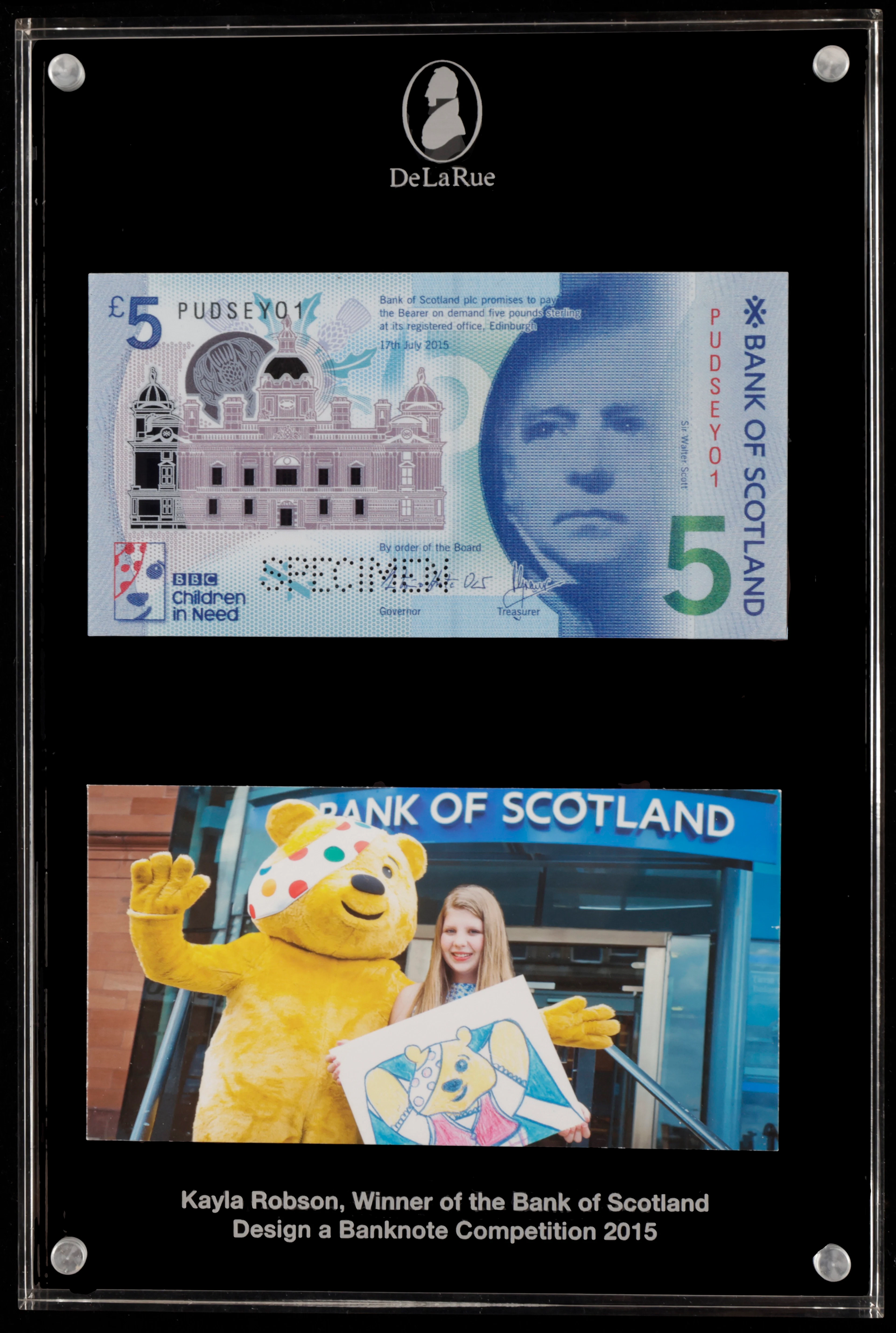 Bank of Scotland, the original presentation pack made to Ms Kayla