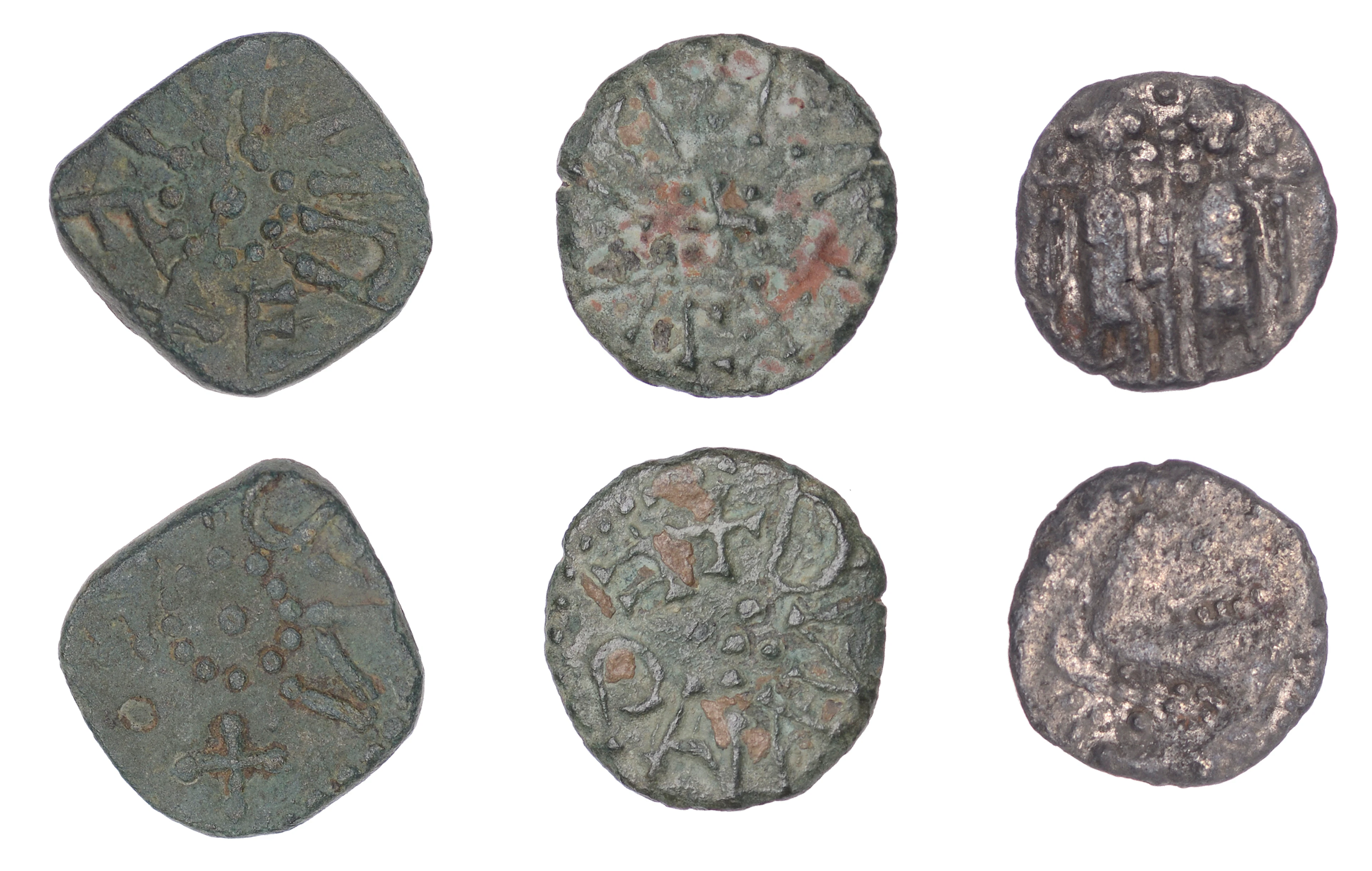 Early Anglo-Saxon Period, Sceatta, Secondary series N, type 41b, two