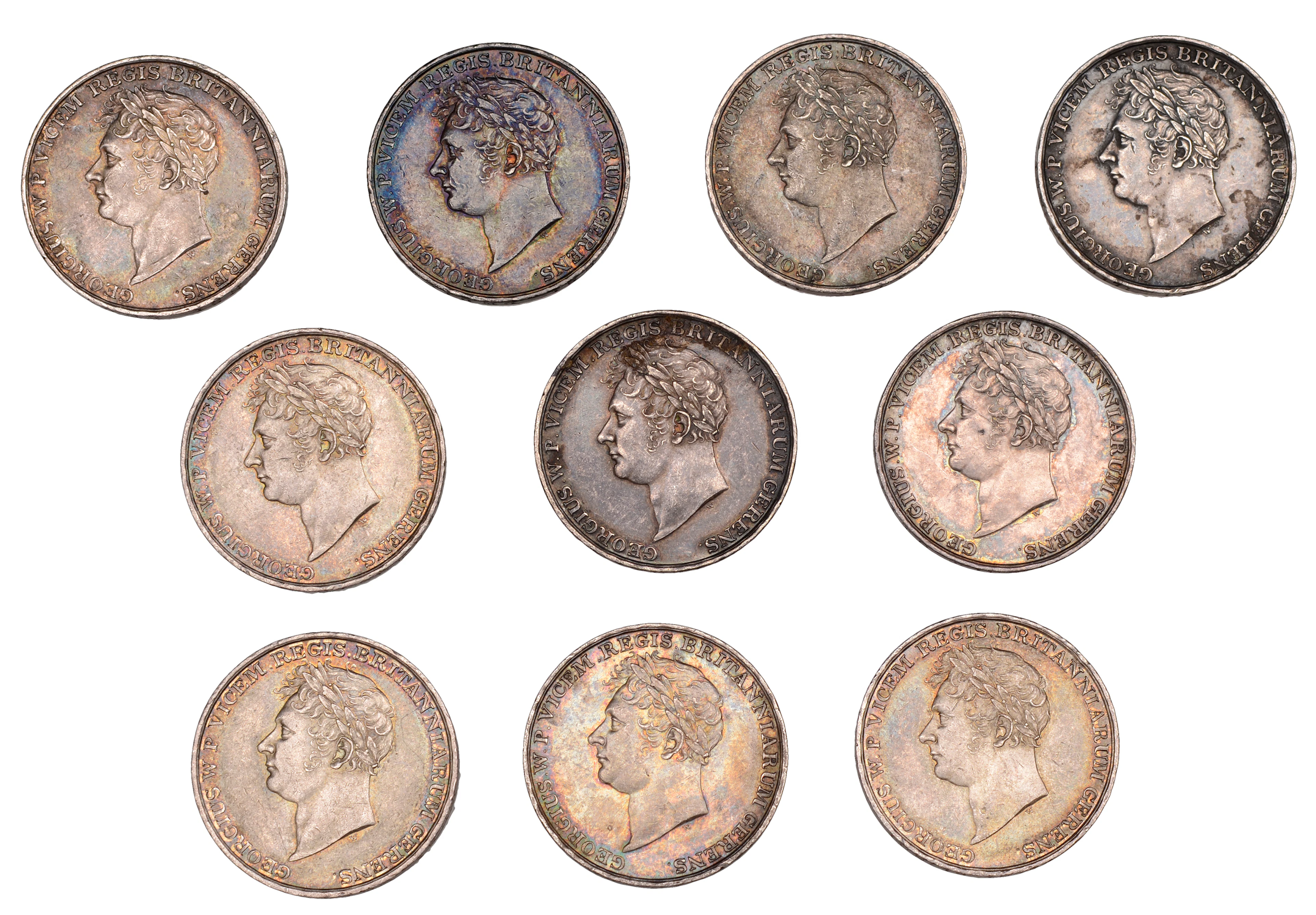 Waterloo Bridge Dedication medal (10), 1815, a silver medalet by T.