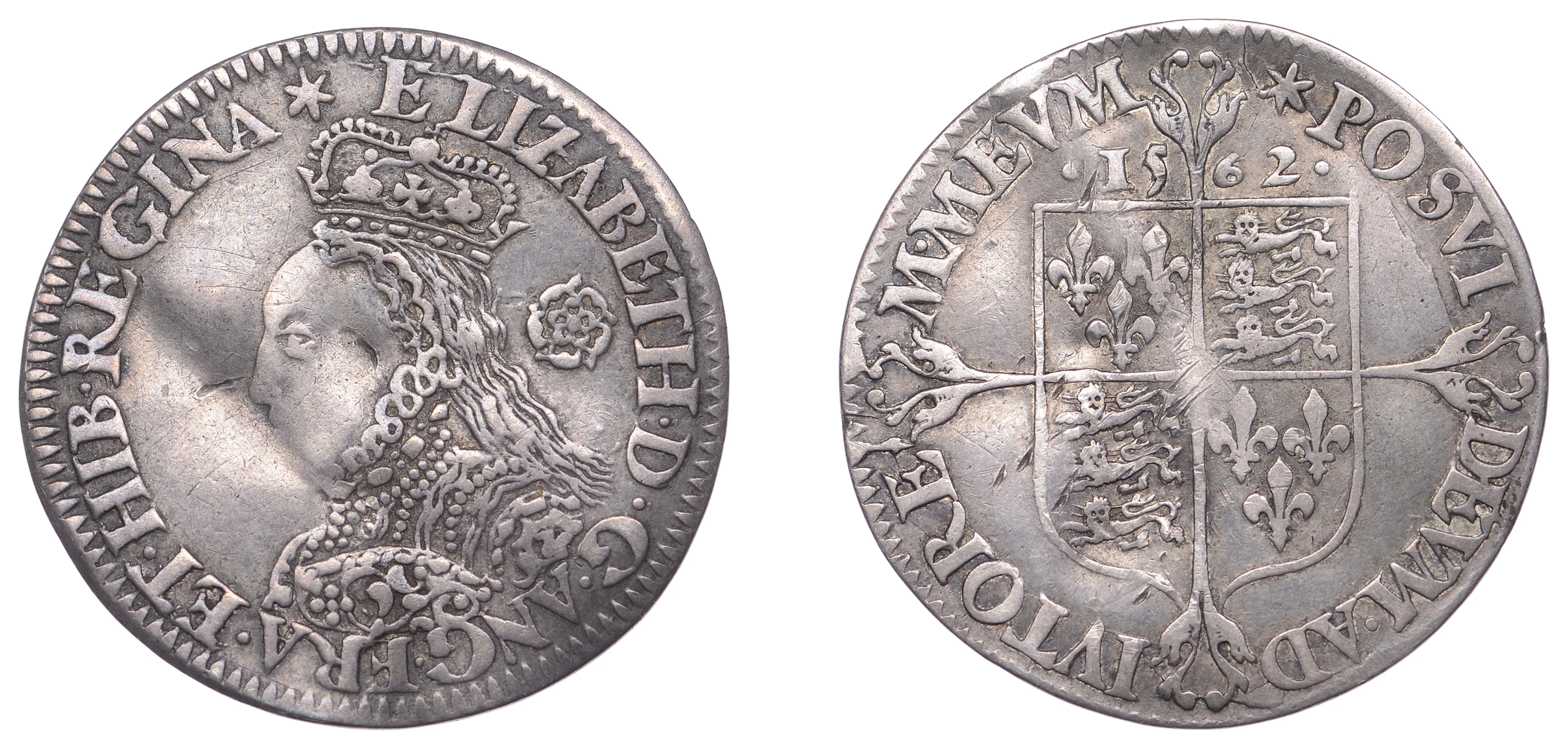 Elizabeth I (1558-1603), Milled coinage, Sixpence, 1562, mm. star
