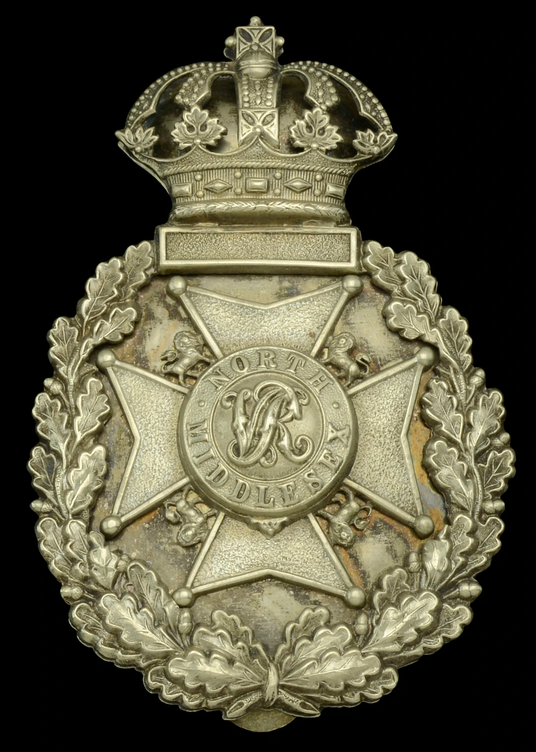 North Middlesex Rifle Volunteers Officer’s Shoulder Belt Plate A very