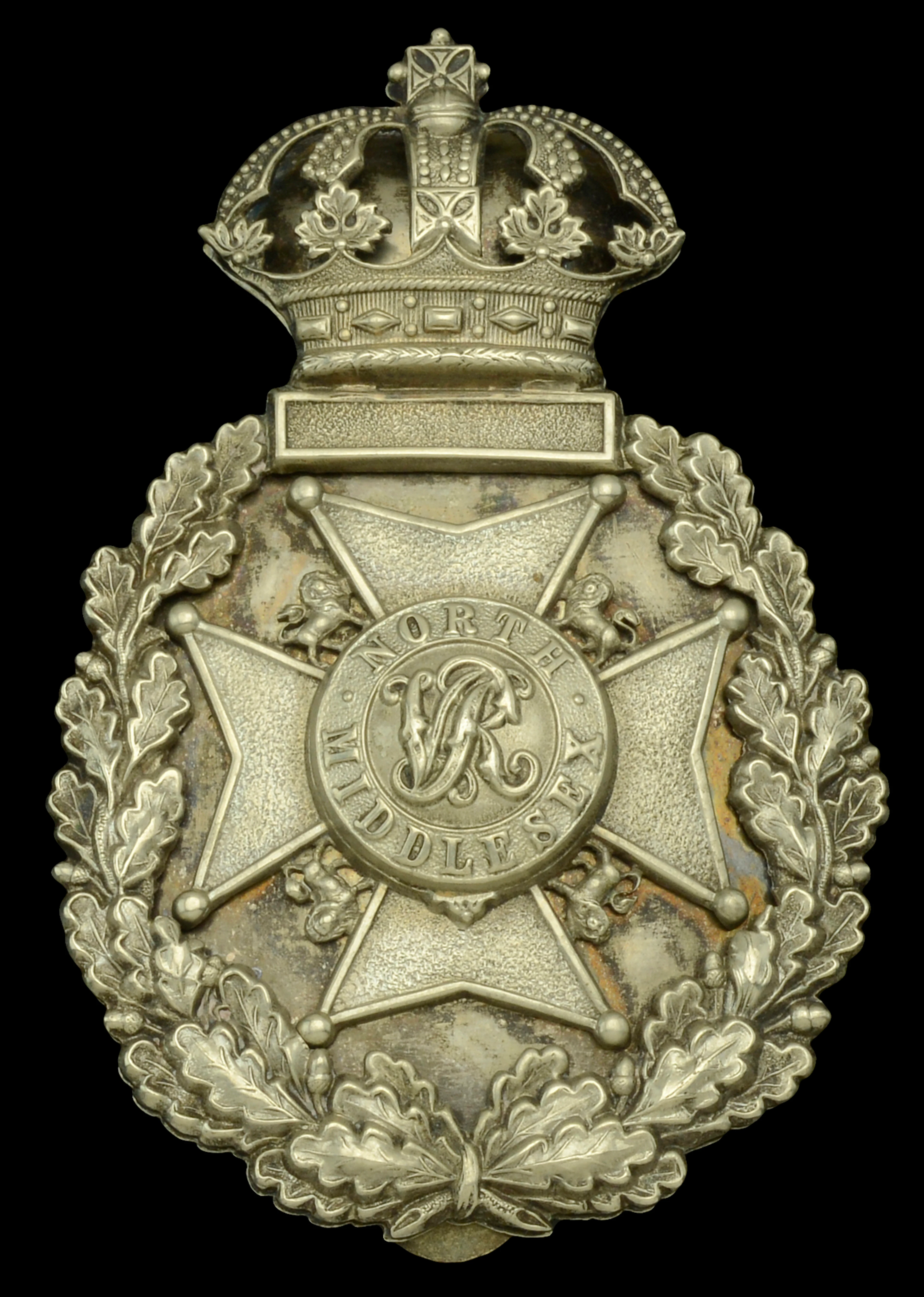North Middlesex Rifle Volunteers Officer’s Shoulder Belt Plate A very