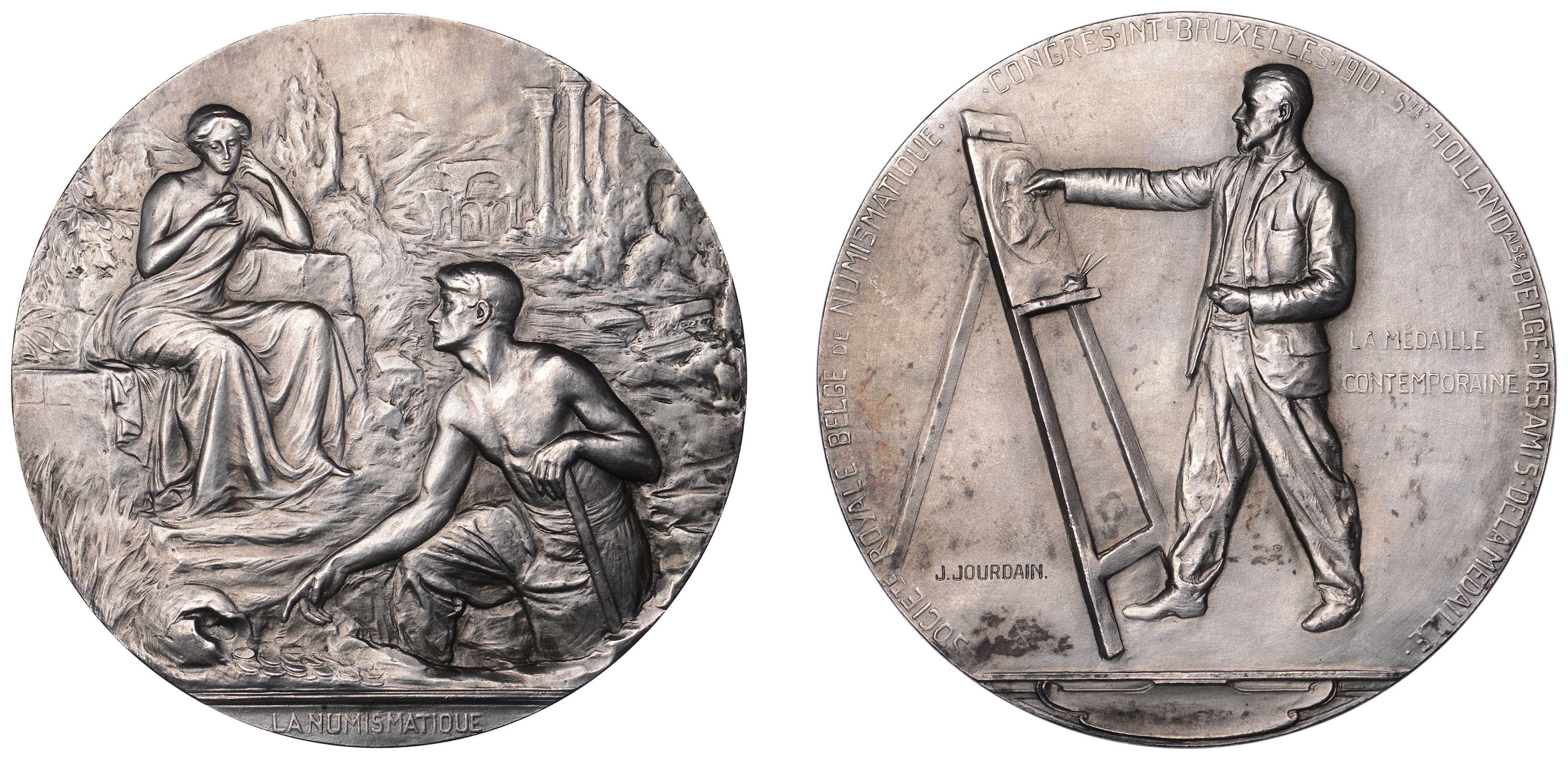 BELGIUM, Congrès international de Numismatique et d'art de la médaille