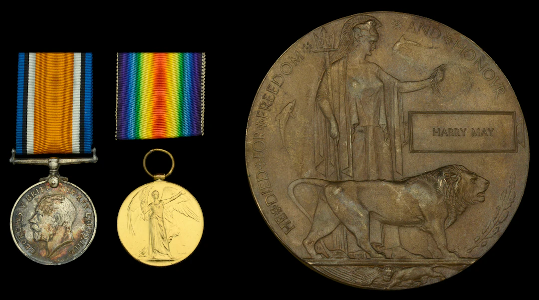 Pair: Private H. May, 17th Battalion, Highland Light Infantry, who