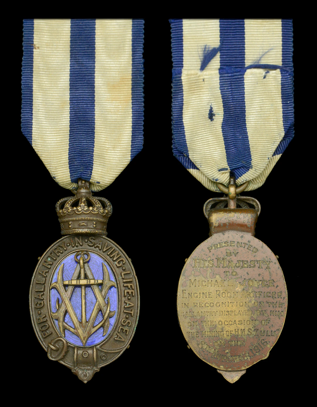 A rare Great War Albert Medal awarded to Chief Engine Room Artificer
