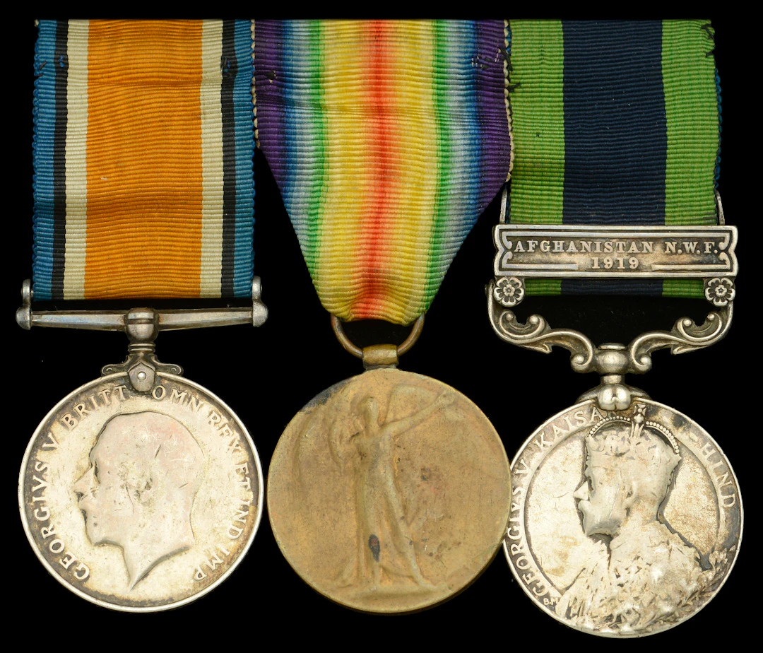 Family Group: Pair: Private R. J. Rattenbury, Royal Marines Light