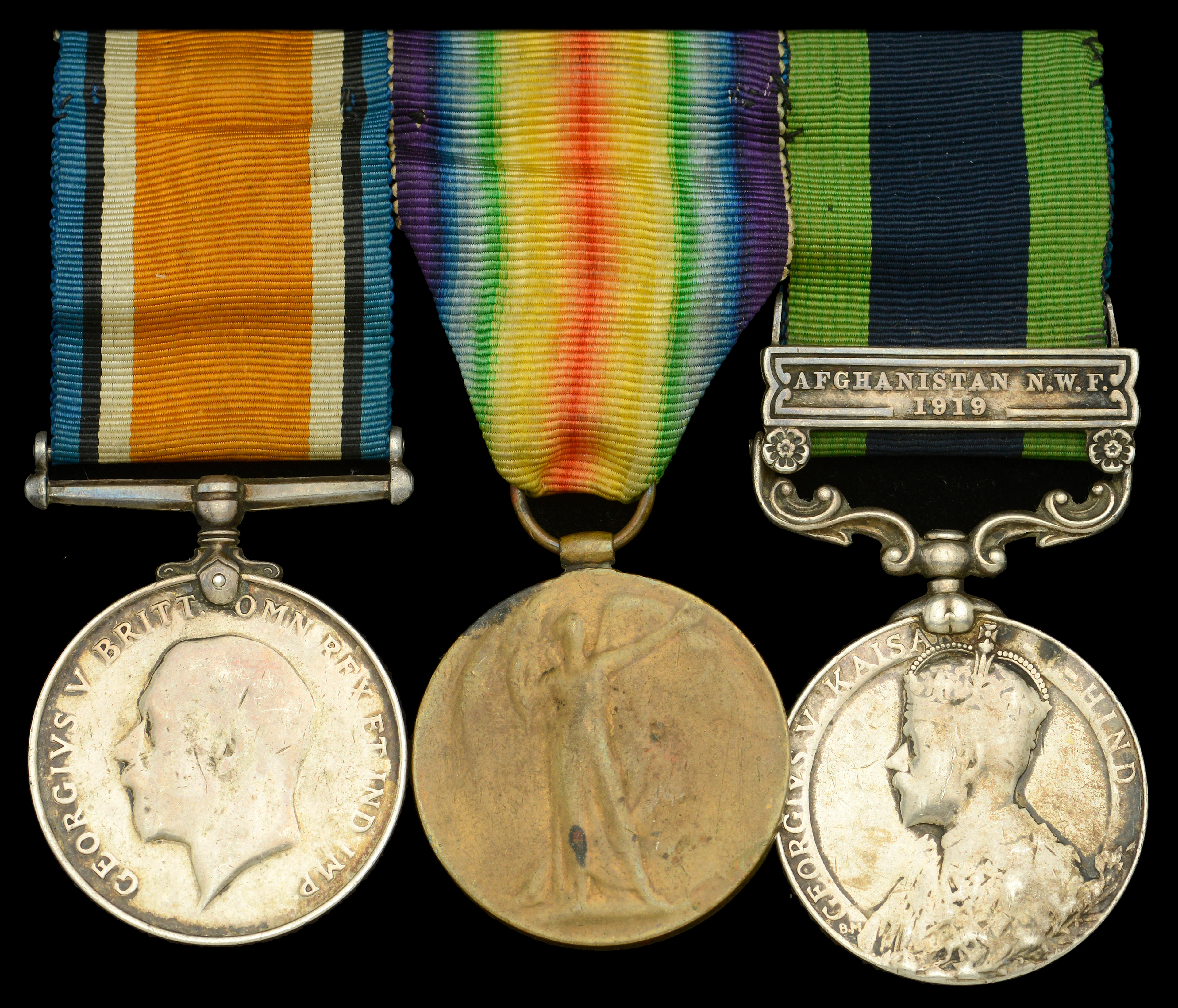 Family Group: Pair: Private R. J. Rattenbury, Royal Marines Light