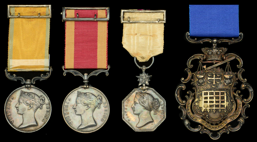 The important campaign group of three awarded to Rear-Admiral B. C.