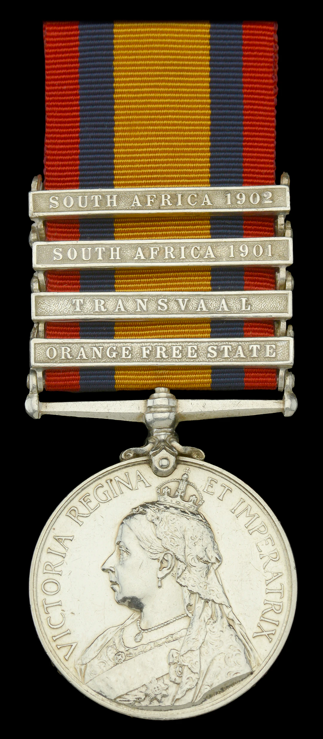 Queen’s South Africa 1899-1902, 4 clasps, Orange Free State, Transvaal