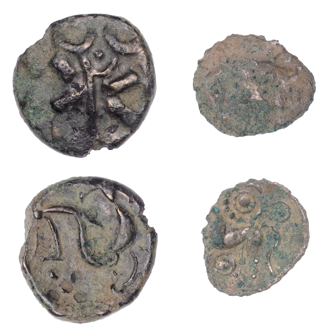 British Iron Age, CORIELTAUVI, Uninscribed issues, core of a fourrée