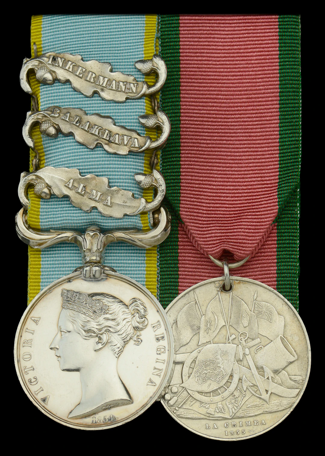 Pair: Private F. Burman, Rifle Brigade, who died at Scutari on 22