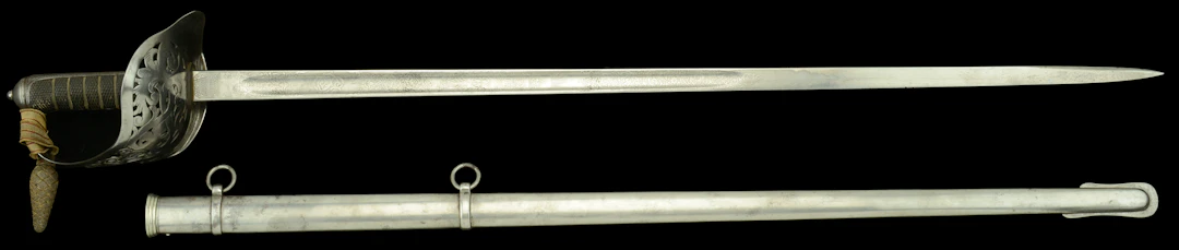 Middlesex Regiment Officer’s Sword. A very good 1897 pattern example