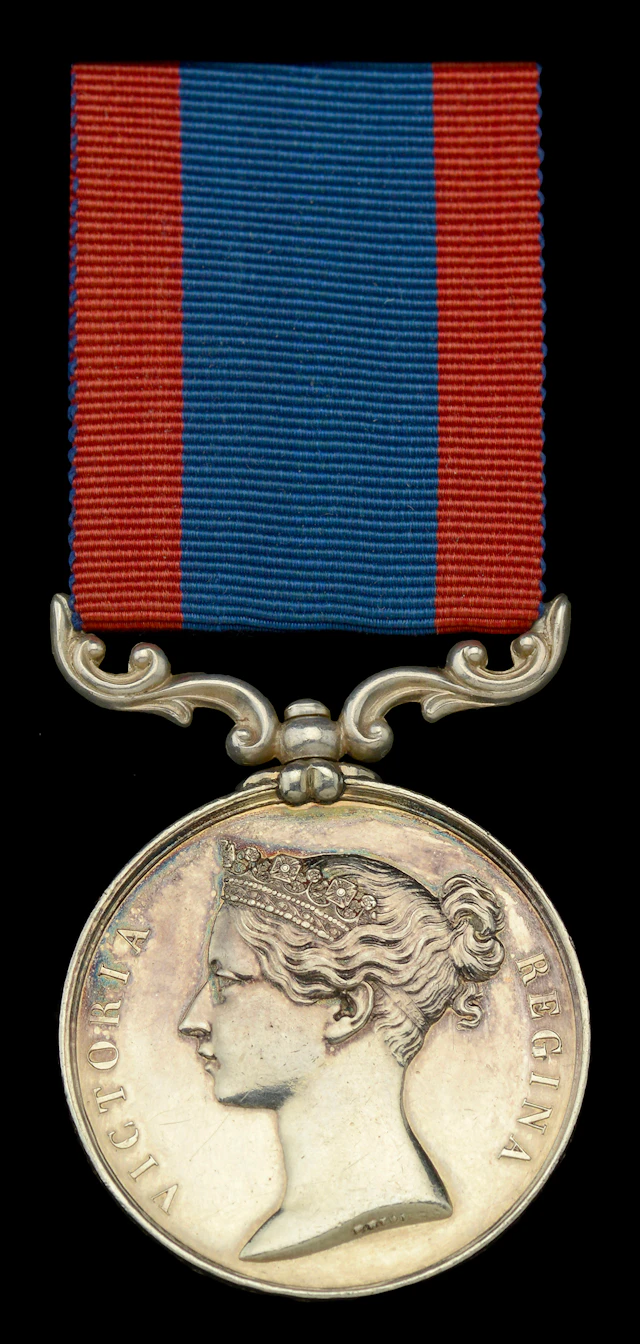 Sutlej 1845-46, for Sobraon 1846, no clasp (Gunner W: Harrison 3rd.
