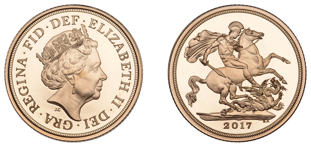 Elizabeth II (1952-2022), Decimal issues, Proof Sovereign, 2017, Platinum