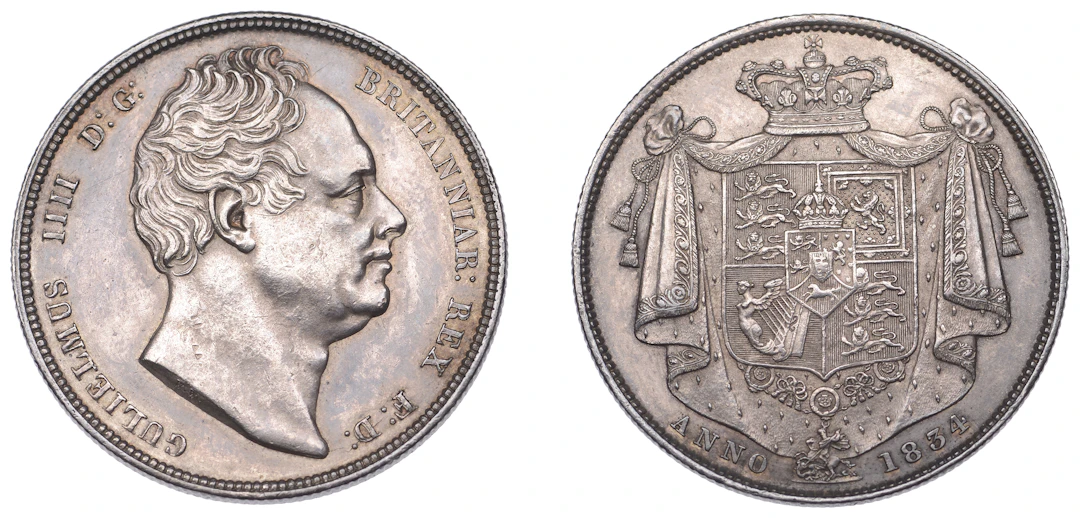 William IV (1830-1837), Halfcrown, 1834, w.w. in block (ESC 2474;