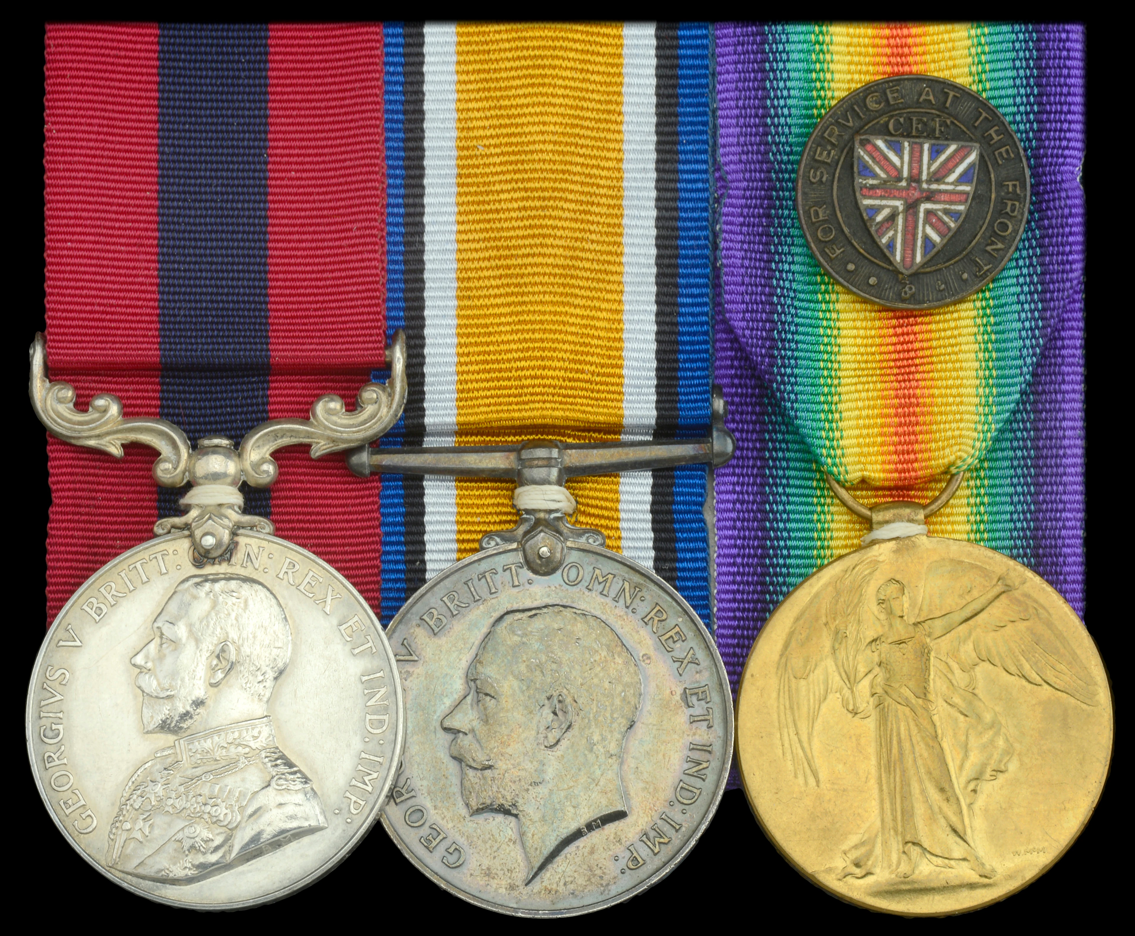 A Great War ‘Vimy Ridge’ D.C.M. group of three awarded to Private